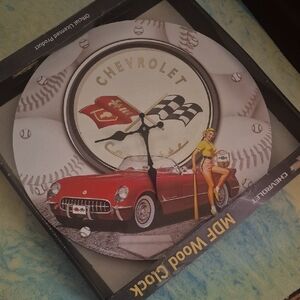 Vintage Car Wall Clock - Black